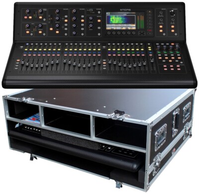Midas M32 Live Digital Console w/ 40 Input Channels + ProX XS-MIDM32DHW w/wheels