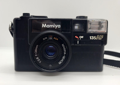 RARE Mamiya 135 AF 35mm Camera Mamiya-Sekor 38mm f/2.8 Lens