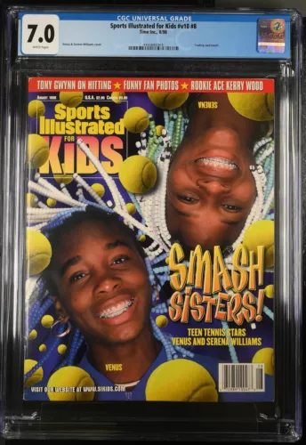 Sports Illustrated For Kids Venus Serena Williams '98 CGC 7.0 Newsstand Magazine