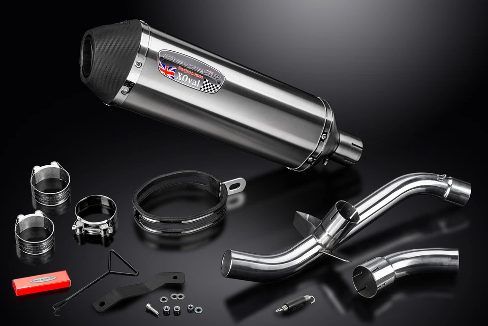 Ducati Multistrada 1200 2015 - 2019 一脚蹬 13.5 英寸 X-Oval 不锈钢排气消声器 — 第 4/4 张图片