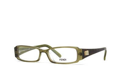 【送料&関税込】Fendi Clear Frame Round Lense Glasses Fendi Eyeglasses Women's F891 316 Green 48mm Clear Demo Lens