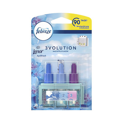 febreze Nachfüller 3Volution Lenor Aprilfrisch Raumduft Luft Erfrischer WC Bad