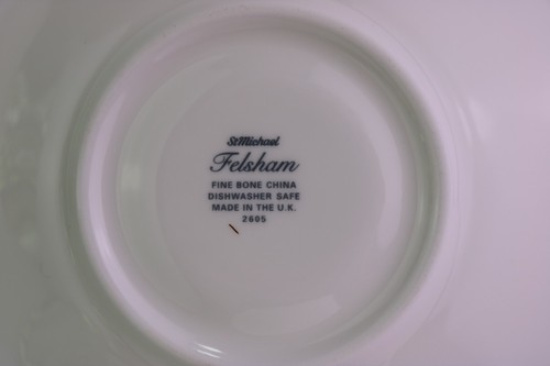St Michael Bone China England FELSHAM Cup & Saucer Set (s) #2605 - Picture 7 of 7