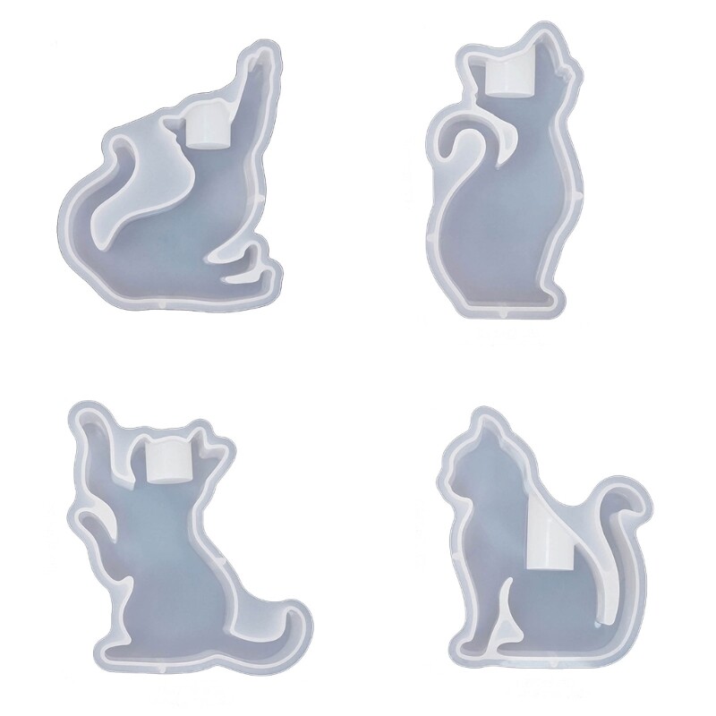 Resin Holder Mould Candlestick Epoxy Mold Multifunctional Animal Mold