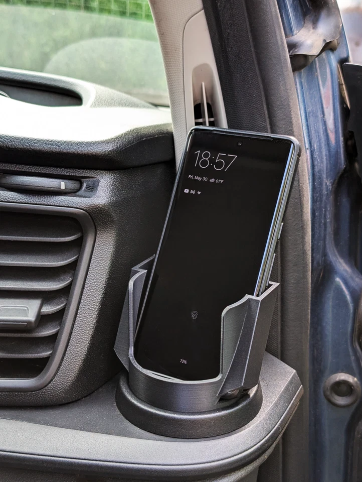 Ford Transit Custom - Teléfono móvil y portavasos - (2013 - en adelante) Foto 2 de 4