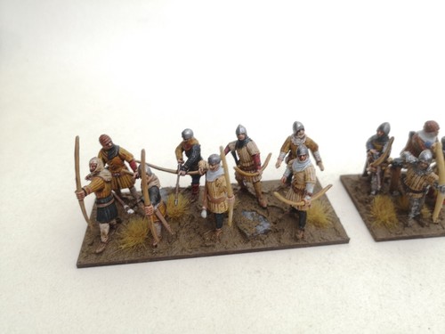 28mm Painted Minatures Medieval Perry Miniatures ? Agincourt Archers Infantry - Picture 3 of 22
