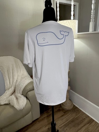 Vineyard Vines Performance Boys XL (18) White Whale Graphic Harbor T-Shirt - Picture 4 of 5
