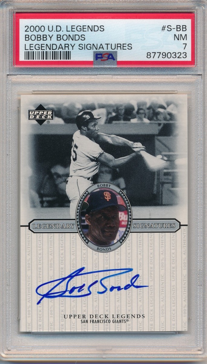 故BOBBY BONDS 2000 UD LEGENDS サイン BARRY父 故BOBBY BONDS 2000 UD LEGENDS サイン BARRY父