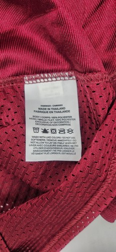 Nike Engineered Herren Größe Medium Brandneu Burgund Fußball Mesh Trikot - Bild 5 von 10