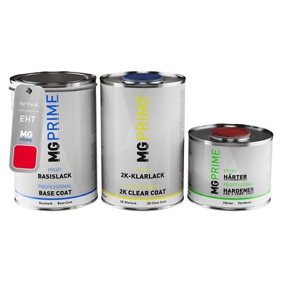 Autolack Dose Set für Ford EHT Coca Cola 2000 Basislack 2K Klarlack 2,5L
