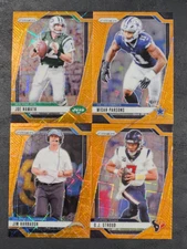 2024 Prizm Football ORANGE LAZER PRIZMS 1-250  You Pick the Card - READ