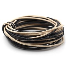 10  /ea. Gavitt Guitar Wire Cloth-covered Vintage-style Push Back Black/White