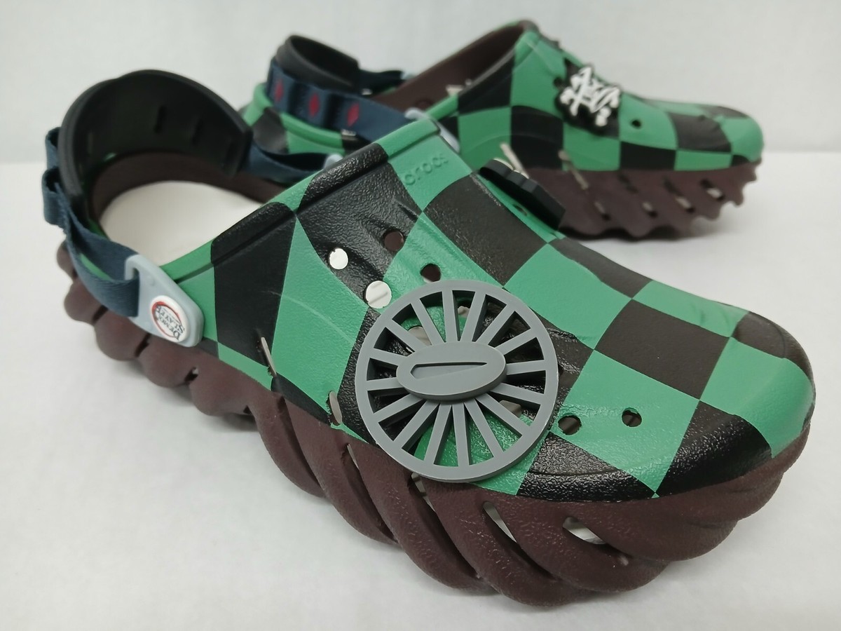 Crocs Men's Demon Slayer Tanjiro Echo Clogs 209317-2ZH Green