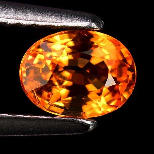 IF FANTA ORANGE 1.07ct UNHEATED SPESSARTITE GARNET OVAL CUT - Picture 1 of 3