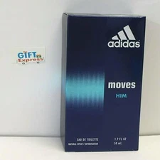 Adidas Moves For Him Cologne Spray For Men, 1.7 Fl Oz
