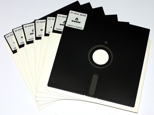 8" IZOT ES5274 EC5274 SS/SD Floppy Disk Diskette NEW, factory box 1987, 2pcs - 第 1/6 張圖片