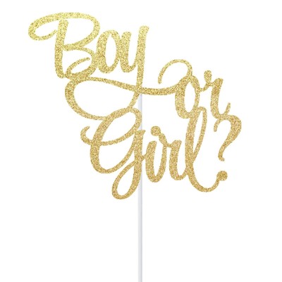 boy girl cake topper