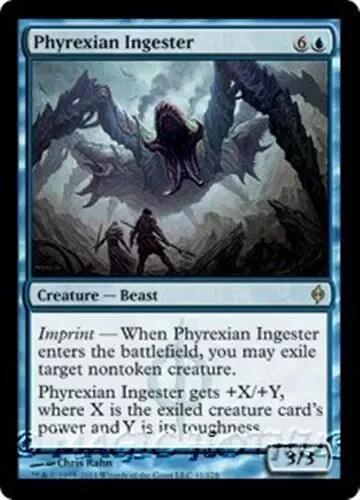 PHYREXIAN INGESTER New Phyrexia MTG Blue Creature — Beast RARE - Bild 1 von 1