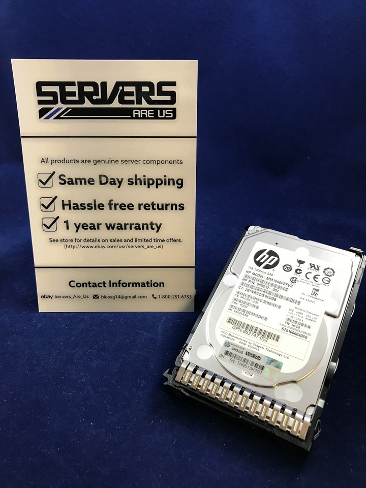 HP 1TB 2 5 Hard Drive 652749 B21 6G SAS 7 2K SFF SC MDL G8 653954 001 hp-1tb-2-5-hard-drive-652749-b21-6g-sas-7-2k-sff-sc-mdl-g8-653954-001