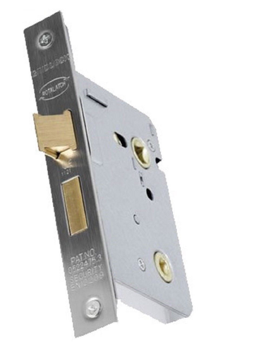 Manijas de puerta de baño cromo victoriano palanca recta incluyendo cerradura de baño D13 - Imagen 15 de 16
