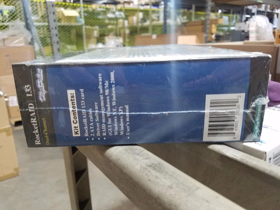 New Highpoint RocketRaid Dual-Channel PCI IDE ATA133 Raid HBA Controller Adapter - Image 3 of 3