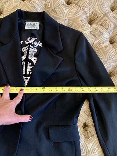 Juicy Couture schwarzer Blazer XL - Bild 7 von 9