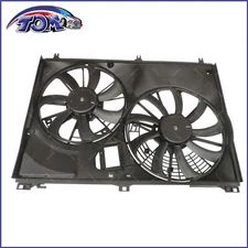 Dual Radiator and Condenser Fan Assembly For 2014-2019 Toyota Highlander V6 3.5L