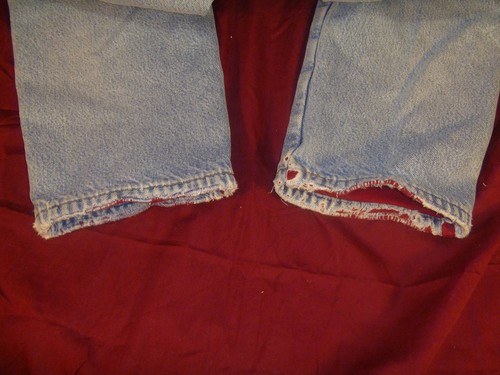 VINTAGE L.L. BEAN DOUBLE L RELAXED FIT LIGHT BLUE WASH JEAN COLD WEATHER PANTS - Picture 9 of 11