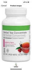 Herbal Tea Concentrate 3.6oz. Rasberry Flavor Free Shipping