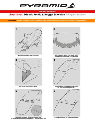 059360 Fender Extender for KTM 790/890 Adventure 2019-2025 (for front mudguard) - Picture 4 of 5