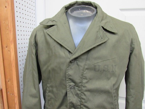 Chaqueta de Campo USN Segunda Guerra Mundial Mazo N4 Marina de los EE. UU. Original Buen Estado Pequeña/Mediana - Imagen 17 de 23