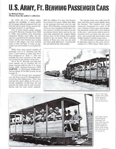 Coches de pasajeros del ejército de Fort Benning Country Store noviembre 2013 calibre estrecho Gazette - Imagen 12 de 19