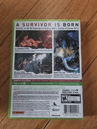 Tomb Raider (Xbox 360), CIB Complete. - Picture 3 of 6