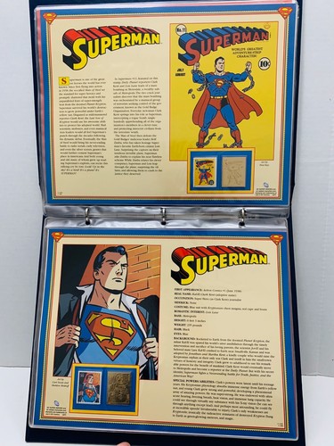 Raro panel de coleccionista de superhéroes DC sociedad postal conmemorativa. ¡Impresionante!¡! - Imagen 6 de 12