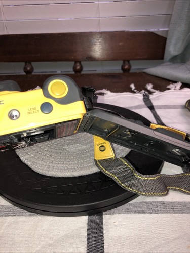 Minolta Weathermatic 35DL Underwater 35mm Film Camera Yellow Un-Tested USZED - Picture 21 of 22