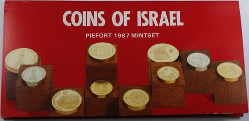 Monete di Israele Piefort 1987 Zecca - Foto 4 di 4