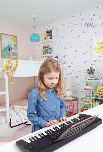 RockJam 49 Key Keyboard Piano with Power Supply, Sheet Music Stand, Black - Picture 4 of 11