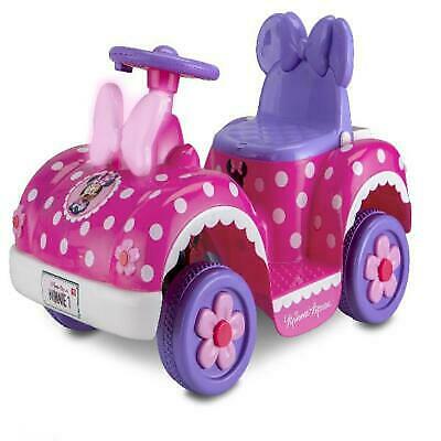 Minnie Mouse Ride On Electric Car Toys For 1 2 3 4 Year Olds Kids Girls 6V Pink | eBay
