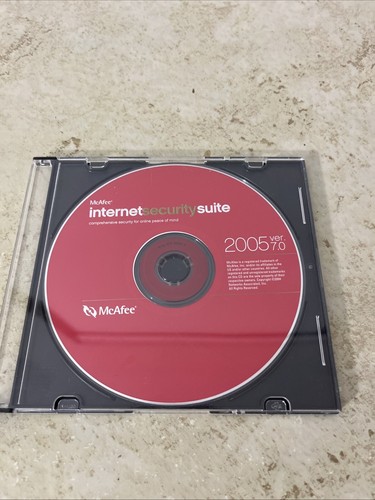 McAfee Internet Security Suite 2005 Version 7.0 nur Disc!