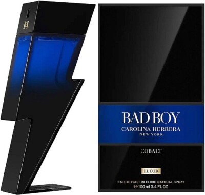Bad Boy Cobalt Elixir By Carolina H. 3.4 oz. (100ml) Eau de Parfum Elixir Women