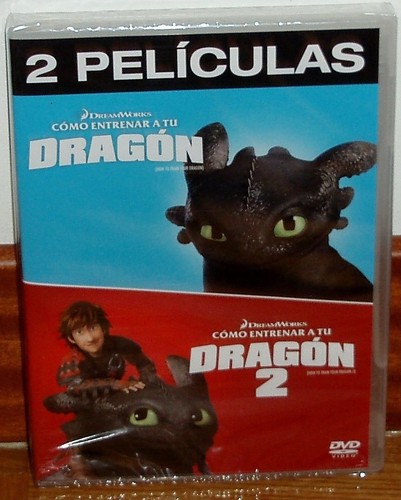 How to Train Your Dragon 1 Y 2 DVD 2 Films New Sealed (Sleeveless Open) R2 - Picture 1 of 2