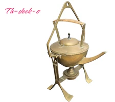 WMF TEAPOT BRASS ART NOUVEAU ARTS AND CRAFTS BRASS TEAPOT SECESSIONIST