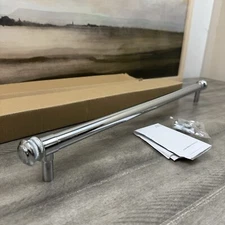 Rejuvenation Rigdon 18” Appliance Pulls Polished Chrome W/Hardware Set/2 NIB OB