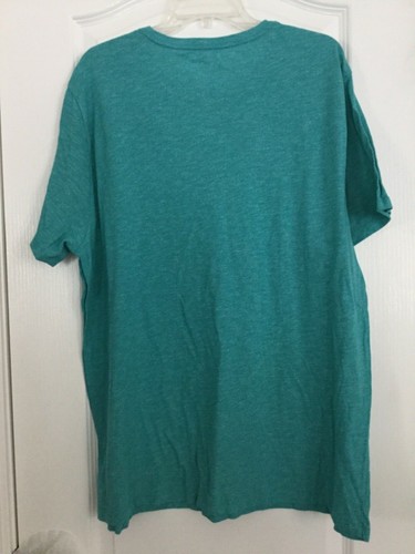 Old Navy Soft Washed Mens T-shirt Size 2XL Turquoise Blue Short Sleeve 87 - Bild 4 von 7