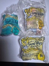 McDonald's Happy Meal Toys Vintage 1992 Snow White and the Seven Dwarfs Lot of 3