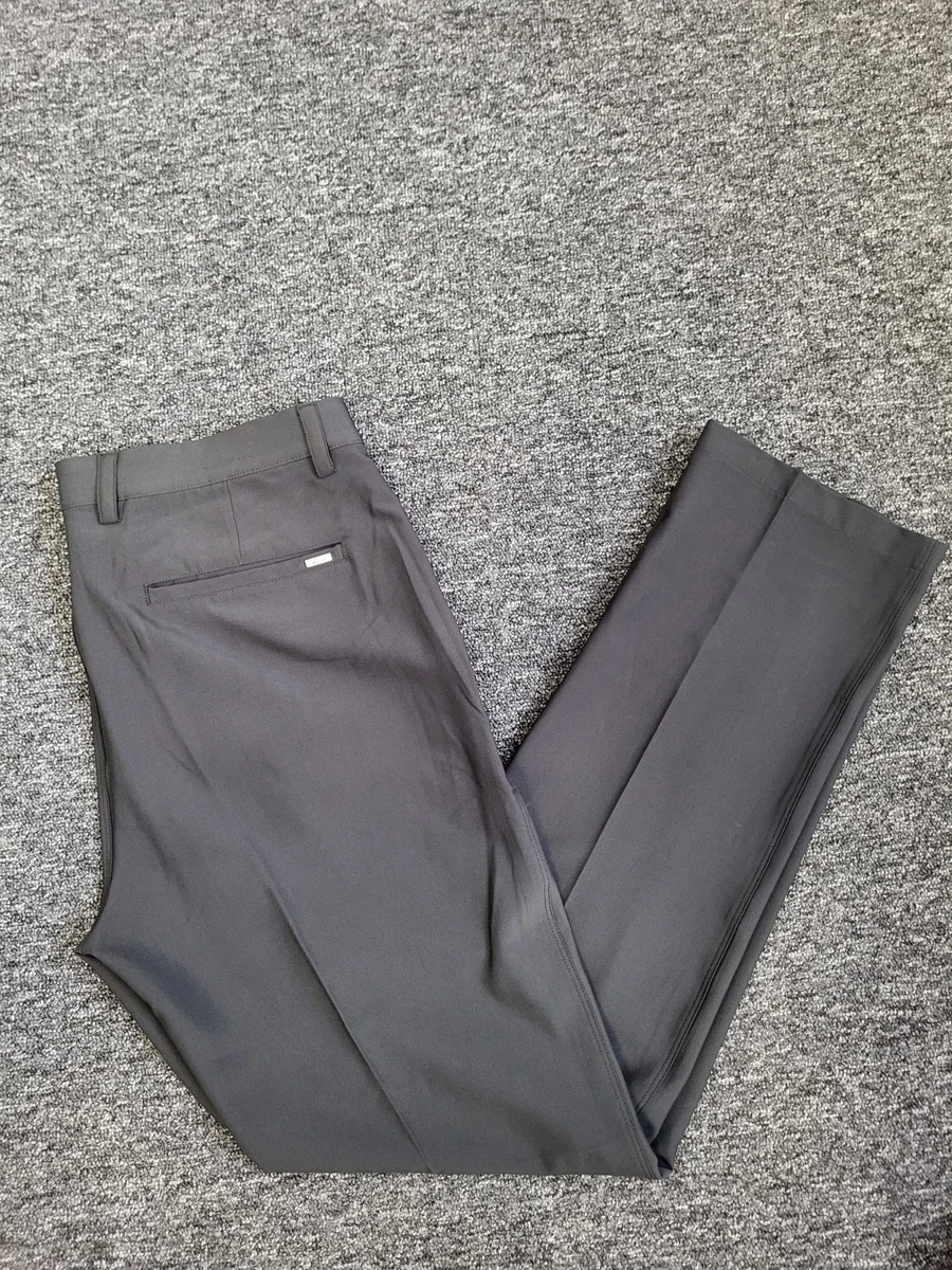 White sand Pantalon Greg en coton mélangé extensible pour homme - Noir