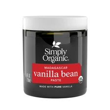 Simply Organic Vanilla Bean Paste, 4 Ounce Jar, Certified Organic, Kosher, Vegan