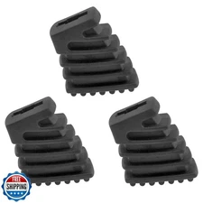 MTQY 3PCS Black Rubber Drum Stand Foot Covers Heavy Duty Percussion Part Non 