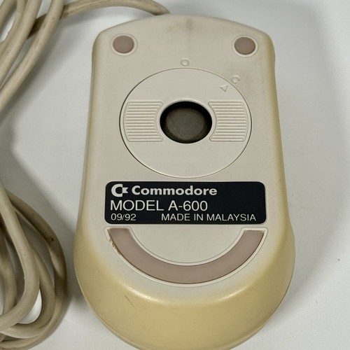 Commodore AMIGA MOUSE Model A-600 - Amiga 500/600/1200 etc - TESTED & WORKING - Afbeelding 6 van 6