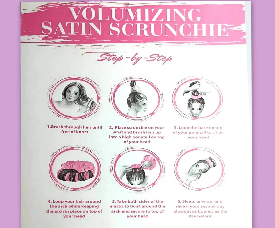 Rizador de pelo sin calor conjunto de regalo Scrunchie voluminizador clips sin arrugas soplarla Foto 4 de 4